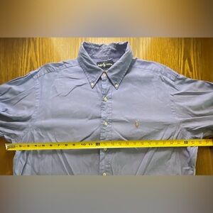 Ralph Lauren Men's Casual Button Down in Light Blue